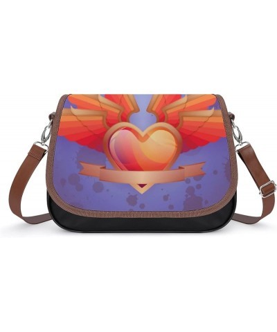 Printed Shoulder Crossbody Bag Leather Hobo Bags Medium Ladies Top Handles Satchels Trees Art Color7 $23.64 Hobo Bags