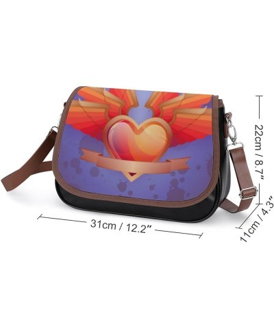 Printed Shoulder Crossbody Bag Leather Hobo Bags Medium Ladies Top Handles Satchels Trees Art Color7 $23.64 Hobo Bags