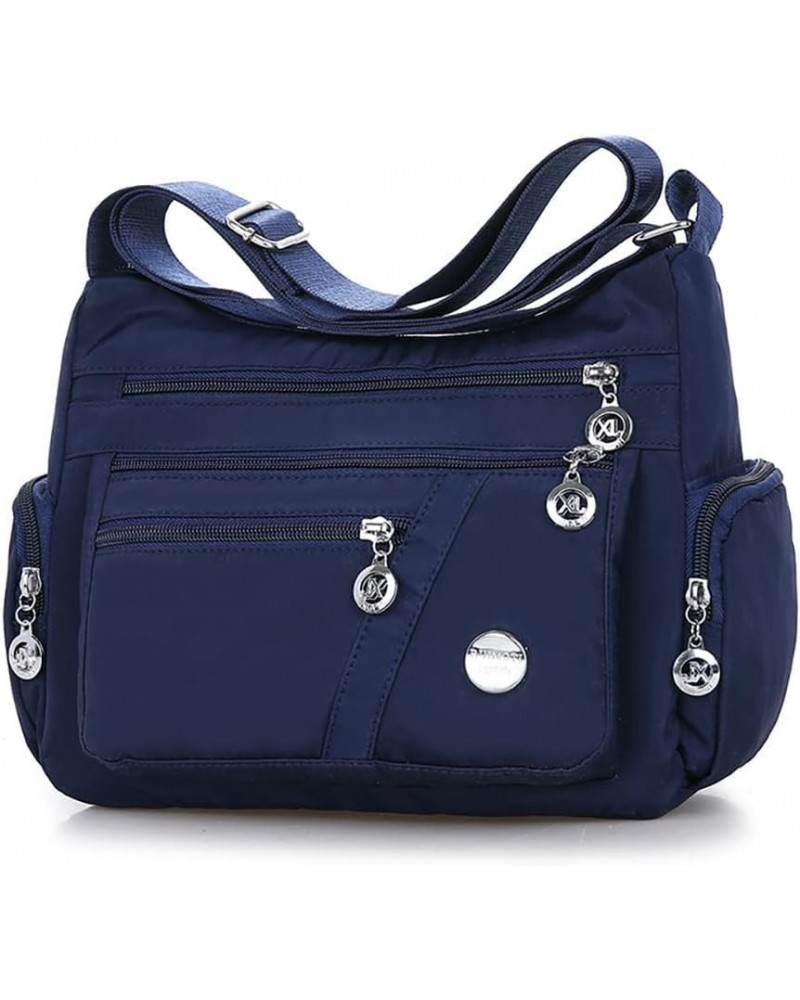 Crossbody Bag for Women Nylon Shoulder Purse SAXAM Large Capacity Travel Purse Lightweight Messenger Satchel Dark Blue $22.90...