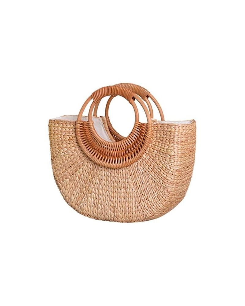 Large Woven Straw Bags Beach Casual Tote Bag Handwoven Boho Handbags Large Capacity Vintage Rattan Woven Purse Bag for Women ...