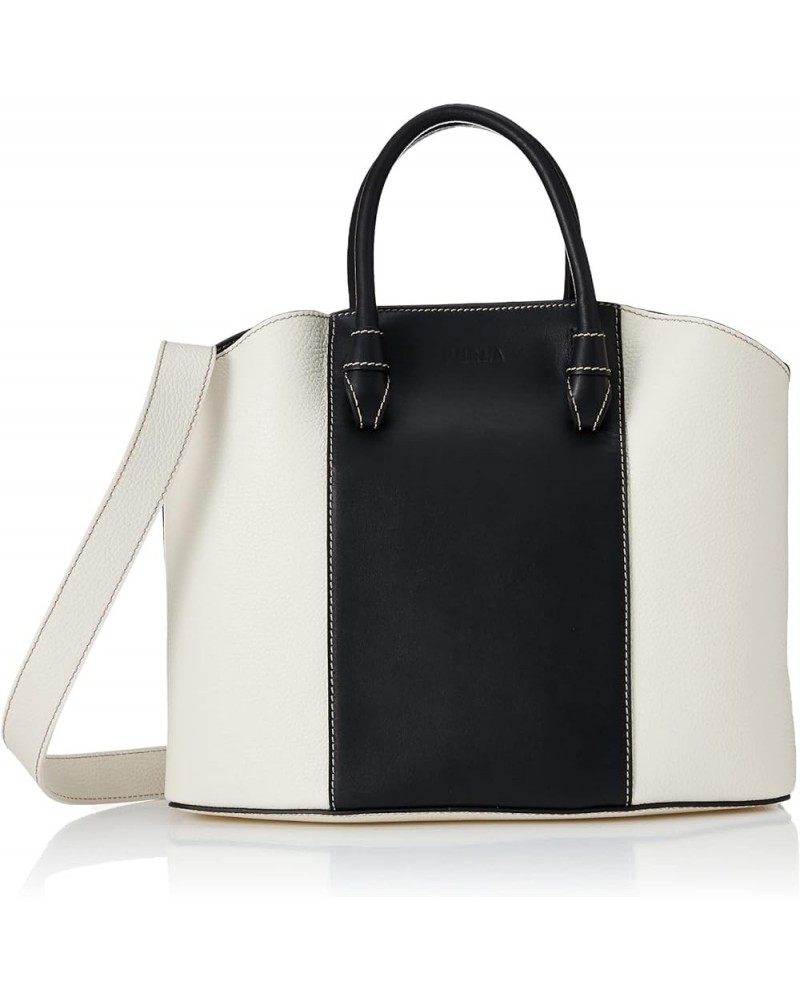 FURLA MIASTELLA Nero+white Cotton $136.75 Totes