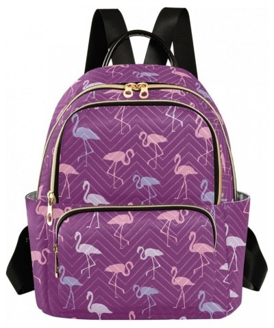 Travel Backpack Purse for Women Fashion Anti-theft Work Casual Flamingo Purple Daypack Shoulder Bag Medium Size Small $19.97 ...