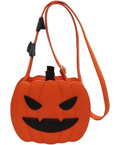 Women Pumpkin Purse Halloween Handbag, Pumpkin Crossbody Bag for Women,Novelty Halloween Homeware Devil Ghost PU Shoulder Han...