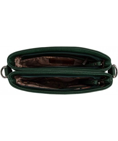 Crossbody Purses and Handbags for Women, Medium Size Double Compartments with Adjustable Guitar Strap A-a-dark Green $19.74 C...