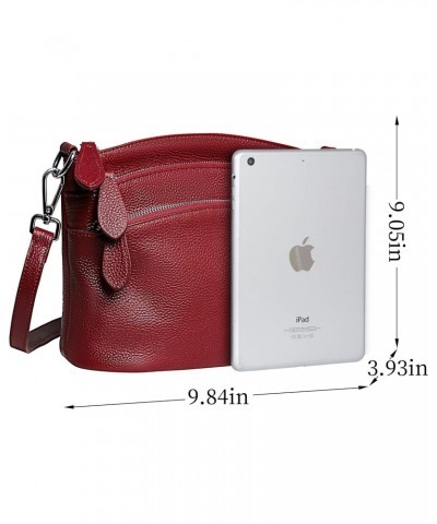 Leather Crossbody Bags for Women Shoulder Bag Small Cross Body Purse $51.14 Satchels