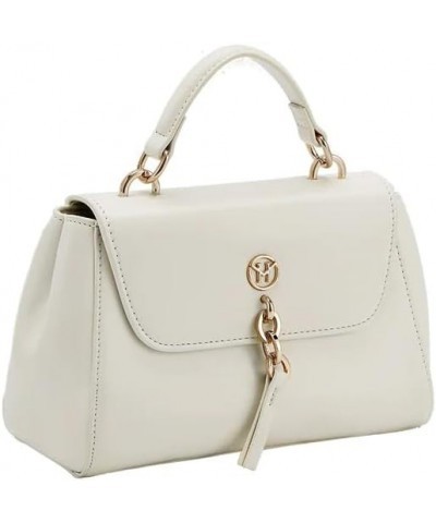 Classic Shoulder Bags Small Ladies Handbags Elegant Handbag with Adjustable Strap White $40.42 Shoulder Bags