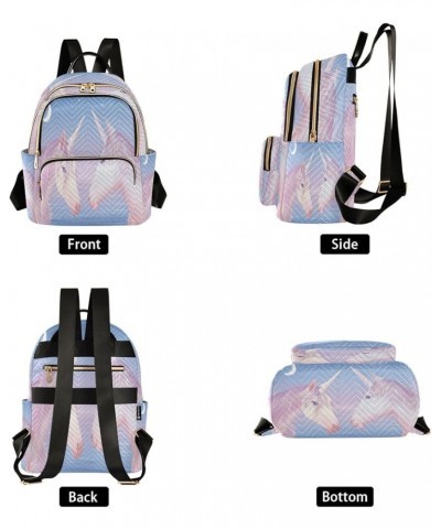 Fashion Backpack Mini Backpack Purse Casual Daily Backpack Moonlight Unicorn Couple for Travel for College Work Small $20.89 ...