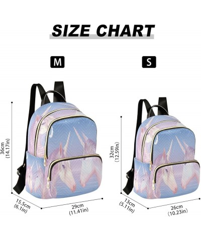 Fashion Backpack Mini Backpack Purse Casual Daily Backpack Moonlight Unicorn Couple for Travel for College Work Small $20.89 ...