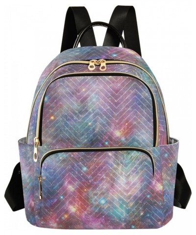 Women Backpack Galaxy Space Fantasy Anti-Theft Travel Backpack with Luggage Belt Lightweight Handbag Lady Purse Roomy Double ...