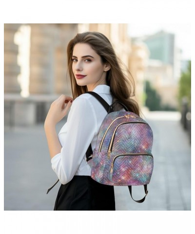 Women Backpack Galaxy Space Fantasy Anti-Theft Travel Backpack with Luggage Belt Lightweight Handbag Lady Purse Roomy Double ...