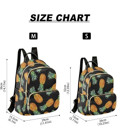 Pineapple Fruit Backpack Purse for Women Fashion Travel Bag Ladies Shoulder Bags with Strap Handbag Lady Purse,S Small $14.57...