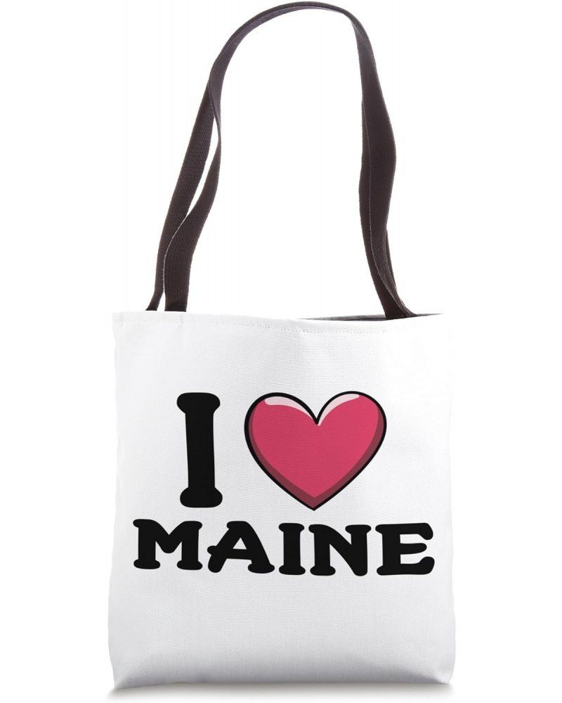 I Love Heart Maine Tote Bag $14.83 Totes