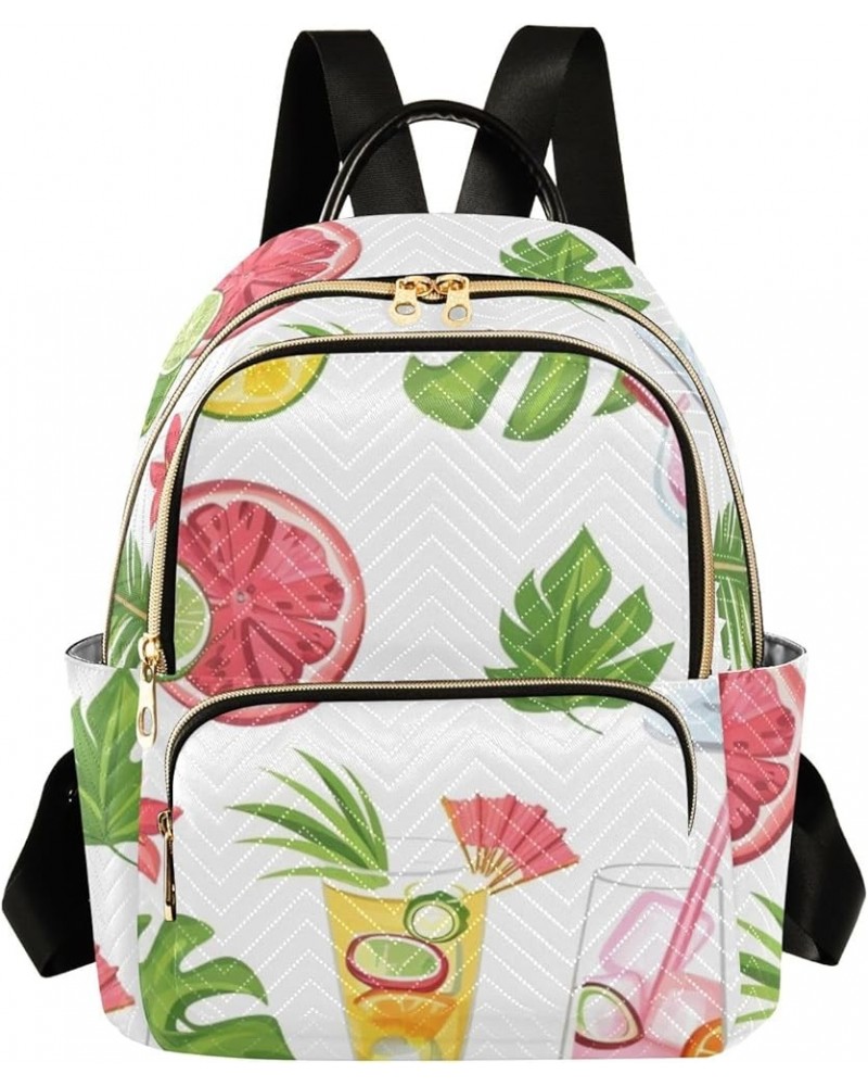 Leaves Summer Lemon Fashion Backpack Purse Ladies Fashion Rucksack Travel Shoulder Bag Casual Daily Backpack Work College Bag...