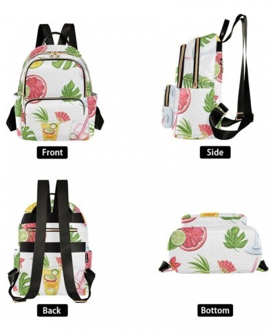 Leaves Summer Lemon Fashion Backpack Purse Ladies Fashion Rucksack Travel Shoulder Bag Casual Daily Backpack Work College Bag...