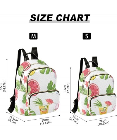 Leaves Summer Lemon Fashion Backpack Purse Ladies Fashion Rucksack Travel Shoulder Bag Casual Daily Backpack Work College Bag...