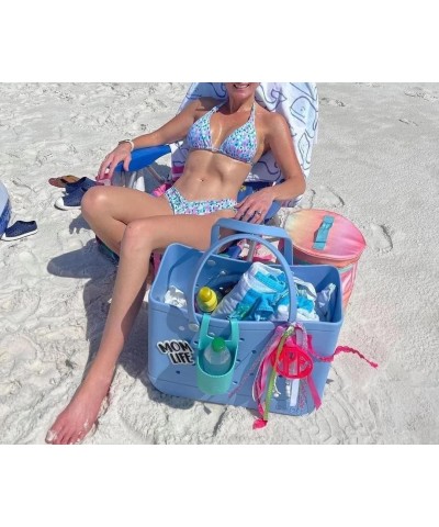 Rugged EVA Waterproof Beach Large Capacity Storage Bag Creative Sandroof Hole Handbag … (14.96 * 5.1 * 12.6, Blue) $35.68 Han...