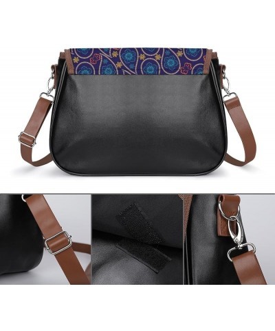 Women's Vintage Crossbody Bag Fashion Shoulder Bag Purse With Adjustable Strap Color1608 $20.08 Totes