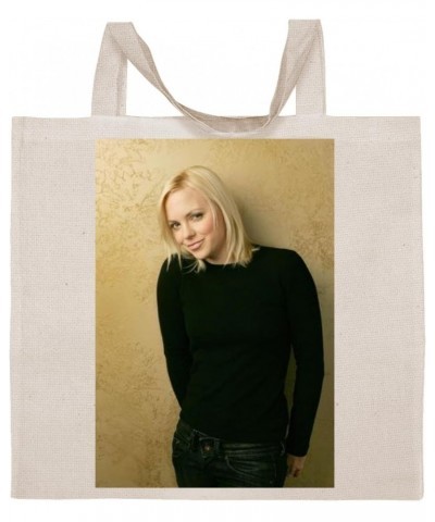 Anna Faris - Cotton Photo Canvas Grocery Tote Bag IDPP84835 $16.74 Totes