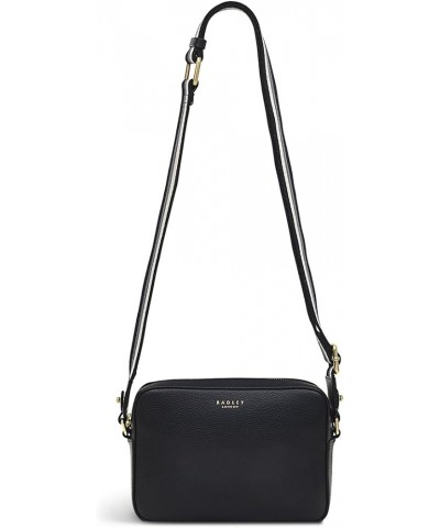 London Spitalfields Row - Faux Croc - Mini Zip Around Crossbody Black 2 $66.93 Crossbody Bags