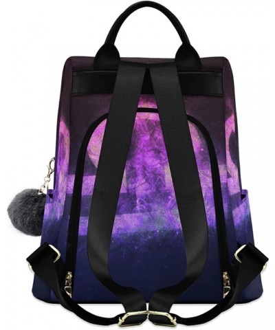 Constellation Aquarius Women Backpack Anti-theft Backpack Lightweight Travel Shoulder Bag Constellation Libra $24.23 Backpacks