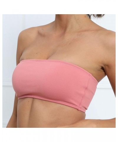 Women's Comfortable and Sexy New Sport Running Shockproof and Beautiful Back Yoga Thin Strapless Front Buckle Pink $9.56 Even...