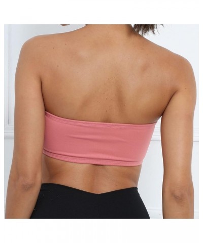 Women's Comfortable and Sexy New Sport Running Shockproof and Beautiful Back Yoga Thin Strapless Front Buckle Pink $9.56 Even...