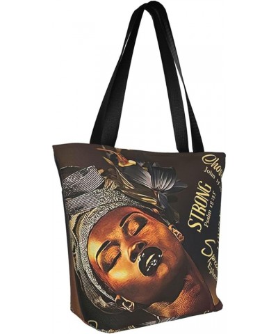 Tote Bag for Women, African American Shoulder Bag Handbag, Black Women Fashion Bags for Work Travel Business Beach Shopping B...