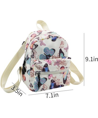 Women Mini Shoulder Bag Nylon Cute Purse Fashion Ladies Casual Satchel Travel Small Daypack for Woman Colorful Butterfly $12....