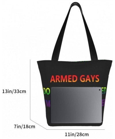 I'M Queer Pride Flag Lgbt Fashion Shoulder Bag Large Capacity For Man Or Woman $20.95 Totes