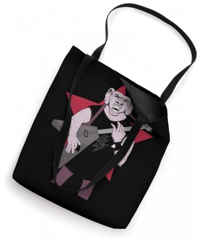 Funny Monkey Playing Guitar Lovers Monkey Guitarist Rockstar Tote Bag $12.19 Totes