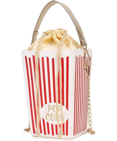 Novelty Fashion Women Crossbody Bag, Popcorn Box Style Clutch Bag for Girl Handbag Shoulder Bag Purse… Red a $17.04 Shoulder ...