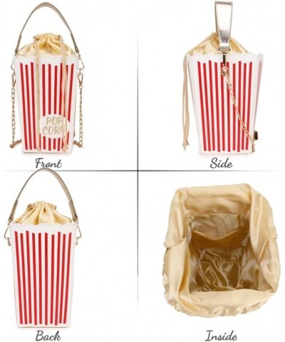 Novelty Fashion Women Crossbody Bag, Popcorn Box Style Clutch Bag for Girl Handbag Shoulder Bag Purse… Red a $17.04 Shoulder ...