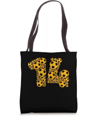 Graphic Soccer 14th Birthday Boys 14 Years Tote Bag $13.44 Totes