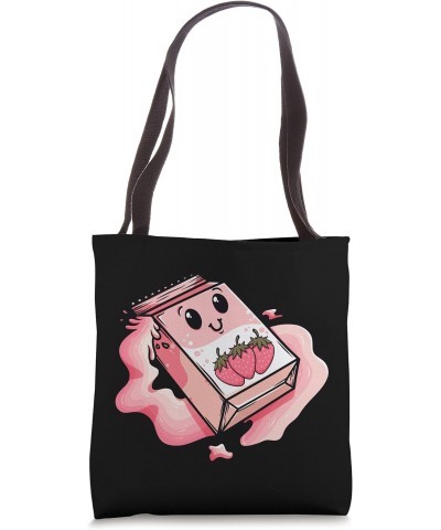 Cute Kawaii Strawberry Milk Tote Bag $13.50 Totes