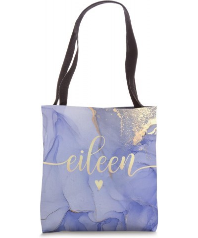 Eileen Letter E Initial Cute Purple Personalized Tote Bag $15.07 Totes