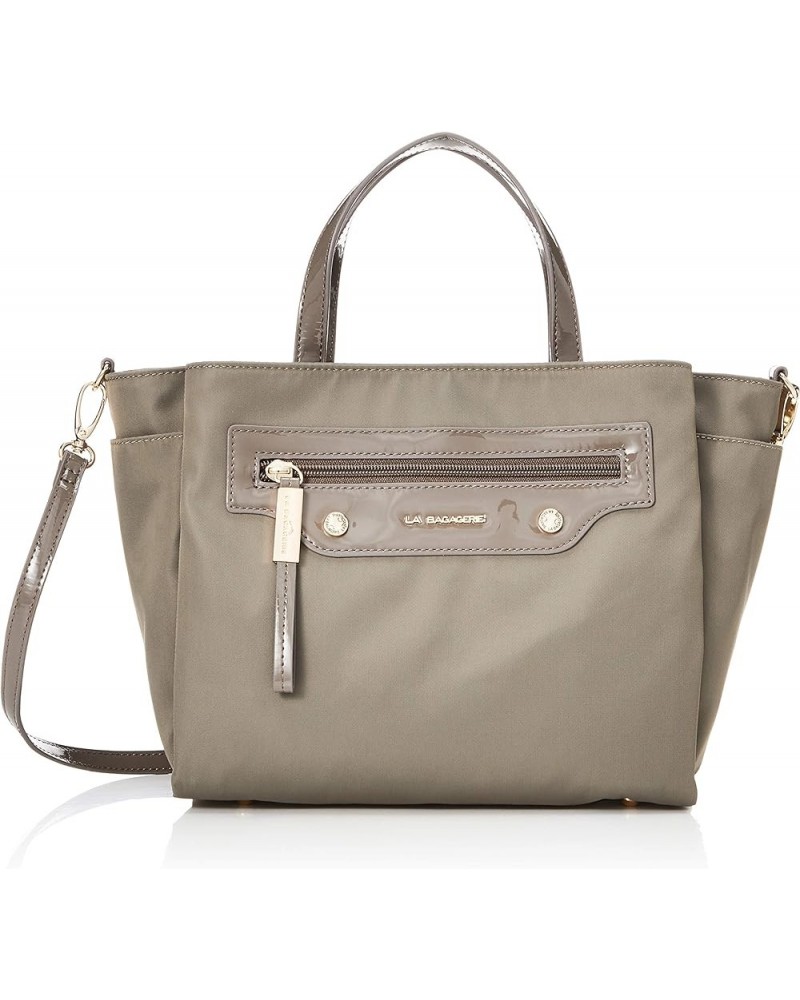 B01-08-03 Enamel x Nylon, Multi-Pocket 2-Way Tote Grey (Grey Marl) $49.93 Totes