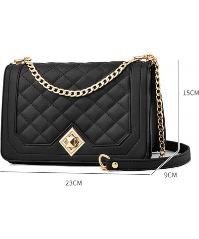 Women Leather Chain Crossbody Bags For Women Handbags Shoulder Bags Messenger Bags Female Green $25.08 Shoulder Bags