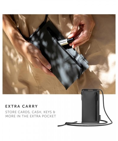 Sling Tech Carrier – Water-Repellent Adjustable Crossbody Pouch for Phone & Essentials, Stores Cards, Cash, Keys & More – 2 Z...