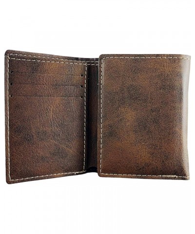 Galvin Irish Coat of Arms Rustic Leather Wallet $12.28 Wallets