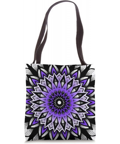 Mandala Circular Indigo Geometric Pattern Tote Bag $11.93 Totes