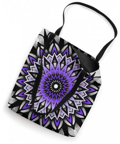 Mandala Circular Indigo Geometric Pattern Tote Bag $11.93 Totes