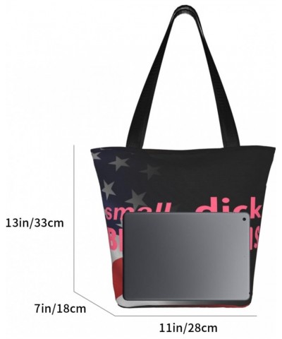 Small Dick Big Dreams Fashion Shoulder Bag Large Capacity For Man Or Woman $16.54 Totes