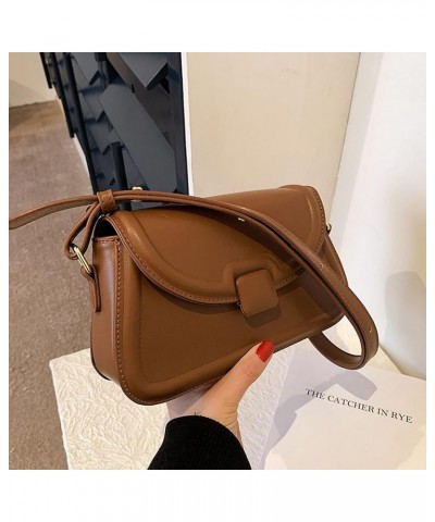 Small Shoulder Bag for women Trendy Crossbody Bag Vegan Leather Hobo Purse Handbags Clutch Tote Designer Underarm Bag Brown0 ...