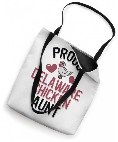 Proud Delaware Chicken Aunt Cute Delaware Chicken Family Tote Bag $14.24 Totes