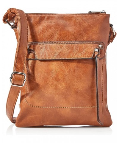 Classic Zipper Crossbody Bag Tan $20.11 Crossbody Bags