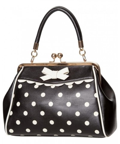 Crazy Little Thing Bag in four beautiful colours - Vintage Style 1950s Bag Black/White $23.28 Handbags