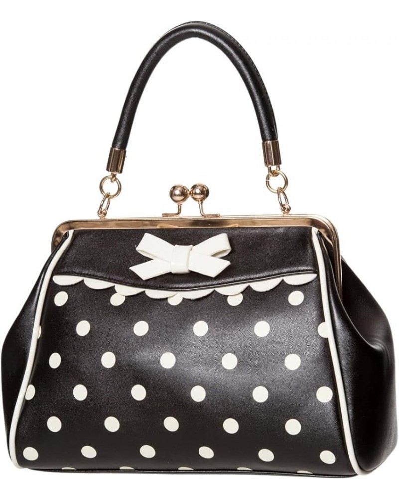 Crazy Little Thing Bag in four beautiful colours - Vintage Style 1950s Bag Black/White $23.28 Handbags