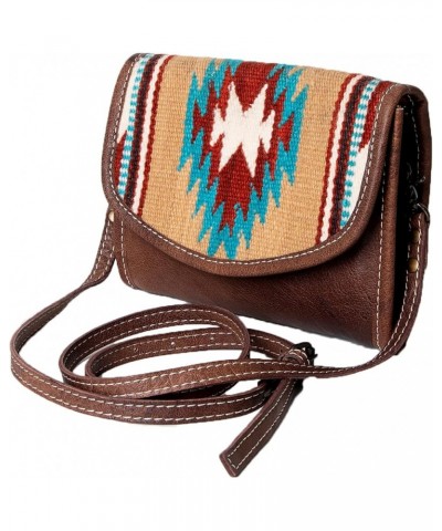 Western Leather Shoulder Bag for Women - Crossbody Purse Boho Handbag Tan $40.05 Shoulder Bags