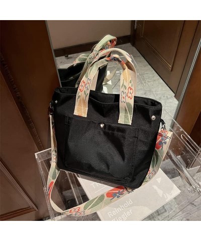 Cute Crossbody Bag for Girls Teens, Aesthetic Tote Bag Cute Messenger Bag for Women Shoulder Bag for School Hiking Black $16....