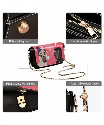 Crossbody Bags for Women Trendy Women's Black Shoulder Bag Small PU Leather Flap Cross Body Bag Handbags Pattern23 $16.39 Cro...